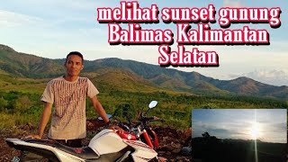 Download lagu Melihat pemandangan sekaligus II sunset II di atas gunung Balimas II Kalimantan selatan II #sunset mp3