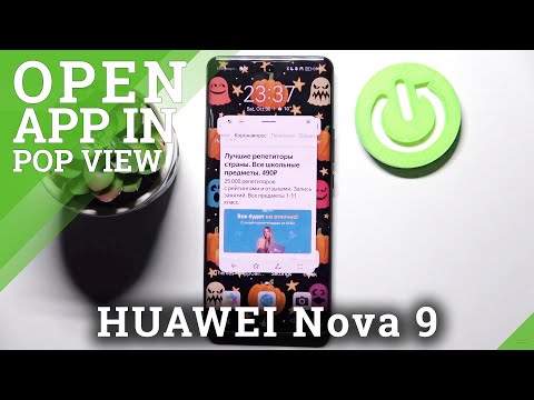 How to Open Apps in Pop Up View on HUAWEI Nova 9 - Manage Floating Windows