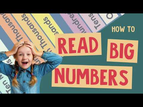 Place Value Read Big Numbers: a quick math trick