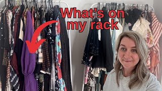 What's on my rack | Sourcing items to resell | Australian ebay seller