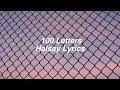 100 Letters || Halsey Lyrics