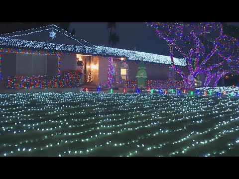 Epic holiday light displays in Moon Valley...