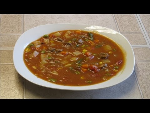 Simple Vegetable beef soup