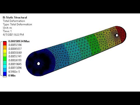 ANSYS WORKBENCH 01 : STRESS ANALYSIS OF CAD PART