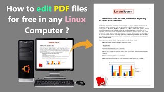 How to edit PDF files for free in any Linux Computer ?