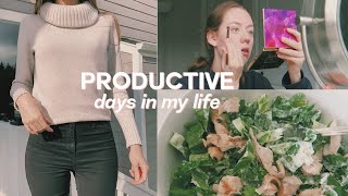 productive couple days in my life: content day for instagram, out and about!