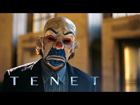 The Dark Knight Opening Scene with TENET music - Rainy Night in Tallinn