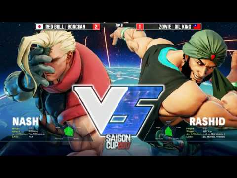 Saigon Cup 2017 - SFV TOP 8 Winners - Bonchan (Nash) vs.  Oil King (Rashid)