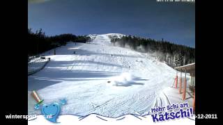 preview picture of video 'Katschberg - Aineck Tschaneck webcam time lapse 2011-2012'