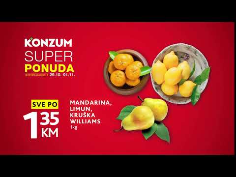 Super vikend akcija u Konzumu! 29.10. - 01.11.