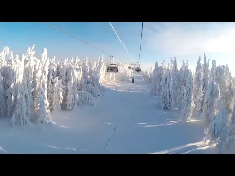 Гора Белая 2016. Сноубординг.