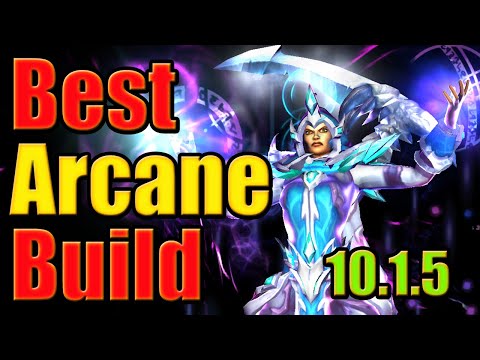 Best Arcane Mage Build One Shot Stats Gear Burst Rotation 10.1.5 Dragonflight World of Warcraft PvP