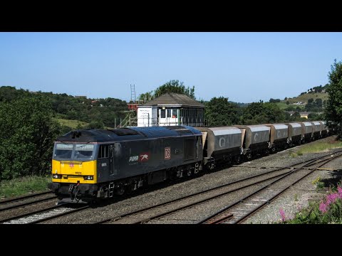 DB Cargo 60074 “Luke” Arpley Sidings - Tunstead Sdgs @ New Mills South Jn 17/7/21