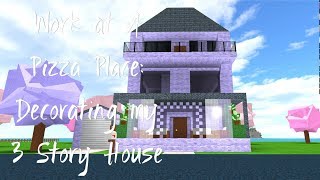 Roblox Work At A Pizza Place 3 Story House Tour मफत - roblox work at a pizza place house tour