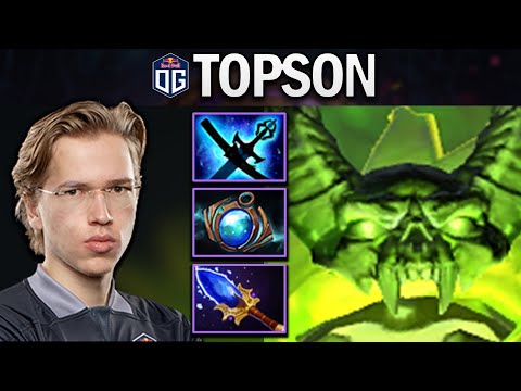 OG.TOPSON PUGNA WITH 22 KILLS - DOTA 2 7.27 GAMEPLAY