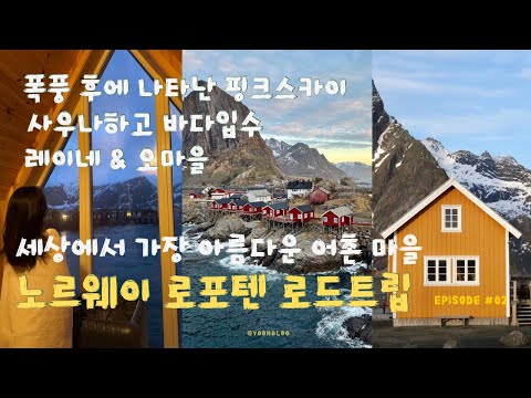 🇳🇴노르웨이 로포텐 여행 ep.2 |  로포텐 6박7일 여행 | 레이네 | 함노이 | 오마을 | 사크리소이 | 포토그래퍼들의 포토스팟 |  대구혀요리 | 하이킹, 마지막 오로라까지