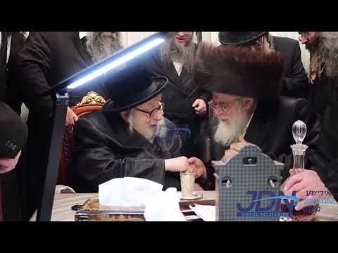 Toldos Aharon Rebbe Visits Rachmastrivka Rebbe of NY - Sivan 5781