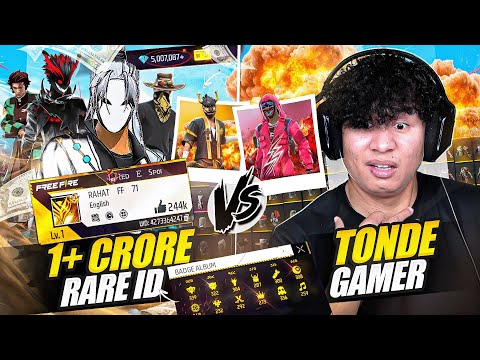 1 Lvl but All No. 00001 Rahat FF Vs Tonde Gamer 😱