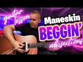 Måneskin - Beggin' - Guitar Lesson (All Sections)