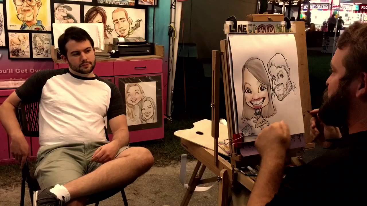 Promotional video thumbnail 1 for Rick, Caricaturist