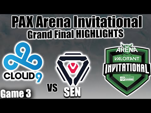 Cloud 9 vs Sentinels Game 3 HIGHLIGHTS - Semifinals | PAX Arena Valorant Invitational