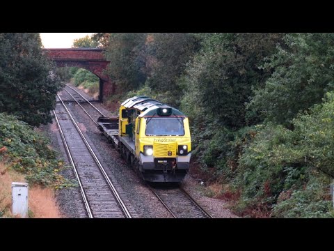 Freightliner Class 70 No. 70001 on 6E53 Crewe Basford Hall - Hunslet Yard on 13.10.19 - HD