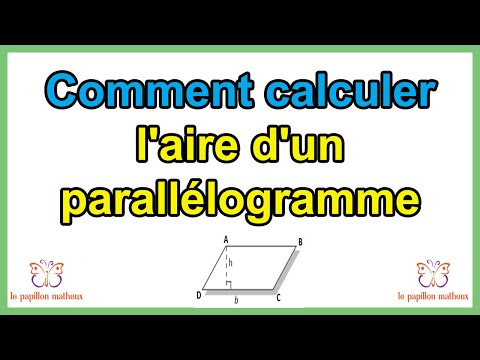 Comment calculer l'aire d'un parallélogramme