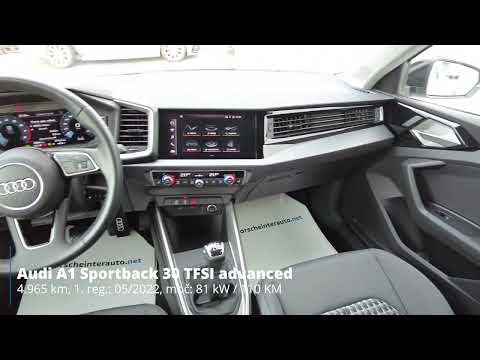 Audi A1 Sportback 30 TFSI advanced - PREDSTAVITEV VOZILA