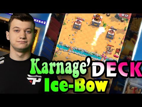 🔥Karnage' DECK 👈Ice-Bow 7000+ gameplays - Clash Royale