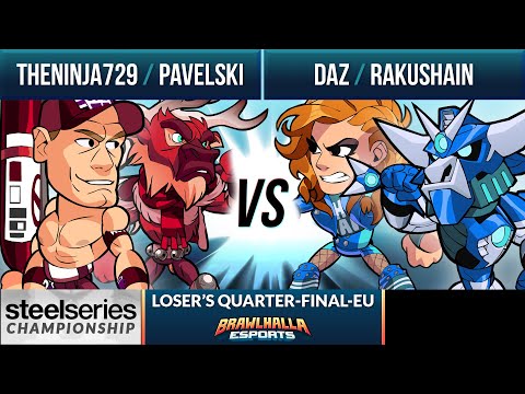 TheNinja729 & Pavelski vs Daz & Rakushain - Loser's Quarter-Final - Steelseries Championship - 2v2