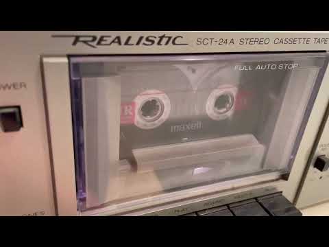 REALISTIC SCT-24 A Stereo Cassette Tape Deck