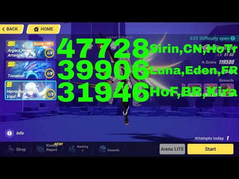 Honkai Impact 3 Exalted MA Top 100 - SSS AKA, SSS Tonatiuh, HoV [119580] (10/26/2023)