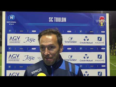 SC Toulon - Stade Lavallois (National - J8) : interview d'après-match Fabien Pujo