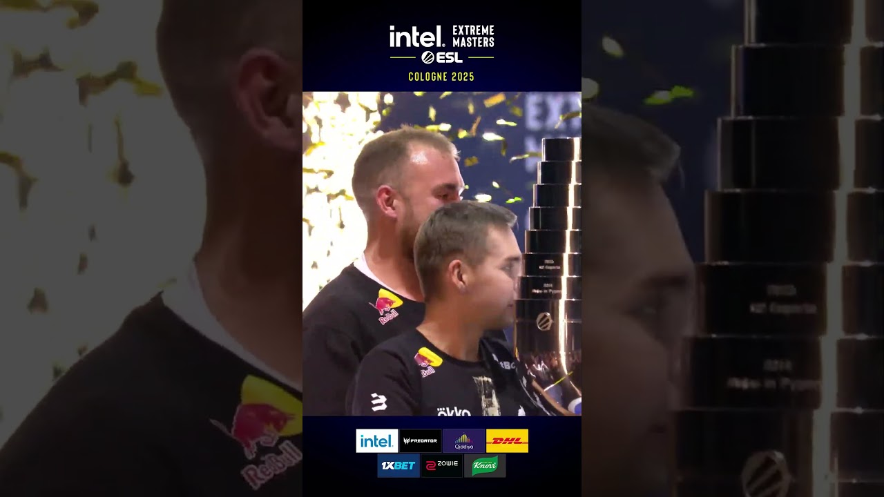 Team Spirit lift the IEM Cologne Trophy 🏆
