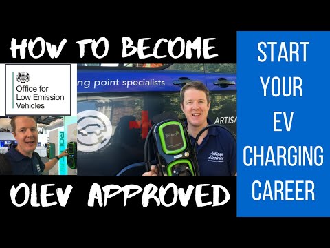 How To Become an "OLEV Approved" Installer of Electric Vehicle Charging Points and claim the Grant
