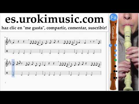 Como Tocar flauta dulce G. Camila Cabello - Real Friends Tablatura um-i927