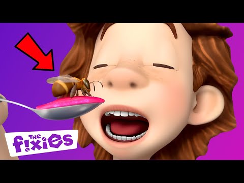 Eating Bugs?! | The Fixies | All Season 2 | Cartoon for kids - Kingdom Kids Zone, Little Learners - The Fixies