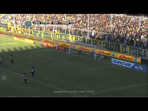 Jara al travesaño. Central 0 Estudiantes 0. Fecha 15. Fútbol Para Todos