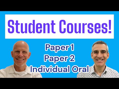 IB ENGLISH A: Student Courses (Paper 1, Paper 2, IO)