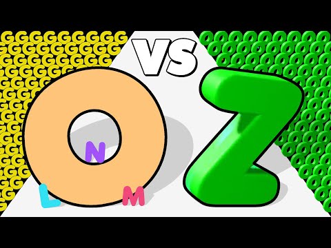 I LIKE ABC ❌ LETTER RUNNER - abcdefghijklmnopqrstuvwxyz Run, Drop & Merge