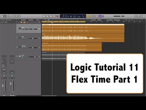 Logic Pro X deutsch Tutorial Teil 11 - Flex Time Part 1