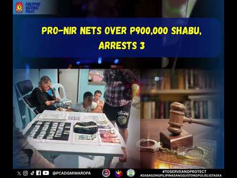 PRO-NIR nets over P900,000 shabu, arrests 3