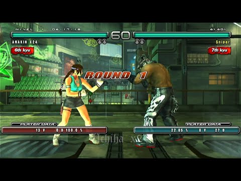 13_6 Julia Chan vs Armor King - Tekken 5 Dark Resurrection PS3 HD 2022 ( Uchiha x24 )