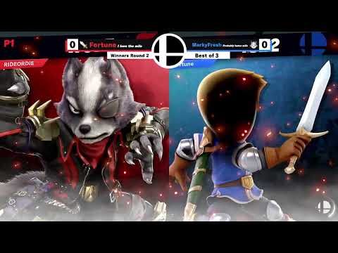 Fortune (Mii Swordfighter) vs MarkyFresh (Wolf) - Winners Round 2 - Fries on a Salad #100