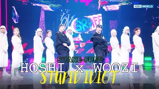 Download lagu [SHAKE-FREE] STUPID IDIOT - HOSHI x WOOZI 호시 x 우지 [Music Bank] | KBS WORLD TV 250314 mp3