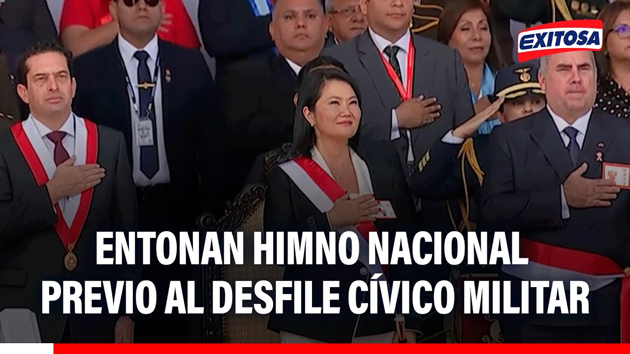 🔴🔵Marcha de Banderas y el himno nacional marcan el inicio de la Gran Parada y Desfile Cívico Militar