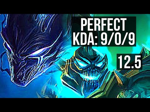 NOCTURNE vs HECARIM (JNG) | 9/0/9, 69% winrate, Legendary | EUW Grandmaster | 12.5