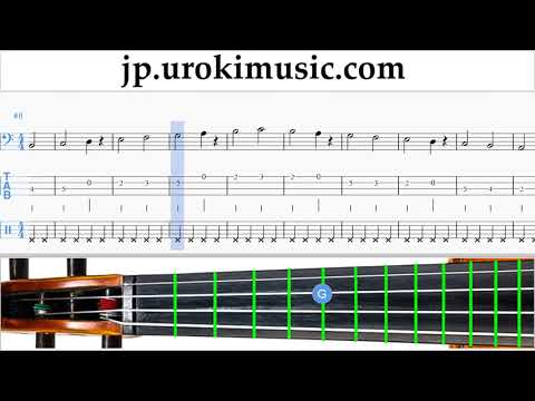 チェロの弾き方 Luis Fonsi, Demi Lovato - Échame La Culpa タブ譜 パート1 練習 um-ih799