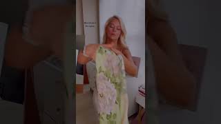 How to Style a Silk Scarf as a Top #shorts #shortvideo #scarftutorial