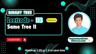 YouTube video 'Path Sum II | Leetcode 113 | Approach + Code with explanation.'